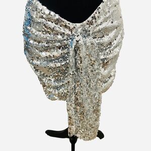 Sequin Mini Skirt
